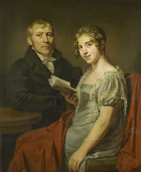 Hendrik Arend van den Brink (1783-1852) og hans kone Lucretia Johanna van de Poll (1790-1850)