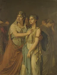 Skuespillerne Joanna Cornelia Ziesenis-Wattier og Geertruida Jacoba Grevelink-Hilverdink