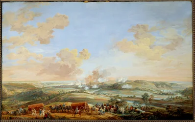 Den østrigske arvefølgekrig (1741-1748): "Grev af Clermonts belejring af borgene i Namur fra 24. til 30. september 1746" Gouache af Louis Nicolas Van Blarenberghe (1716-1794) 1782 søn. 0,59x0,94 m Versailles, museet i slottet
