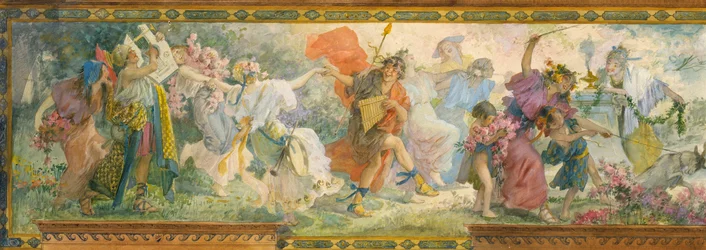 (Bacchanale Revel, Pan og Procession)