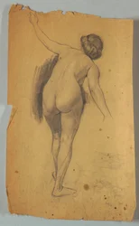 Studie af nøgen figur