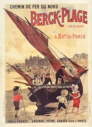 nordlige jernbaner. Berck-Plage, ca. 1910.
