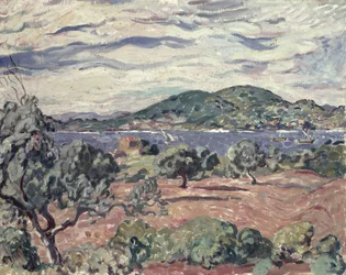 Bay of Antheor, ca. 1906-07 (olie på lærred)