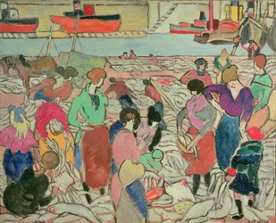 Køber fisk i Boulogne
