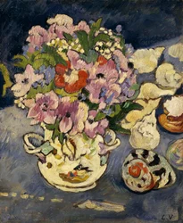 Vase med blomster