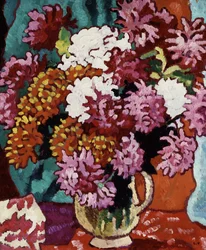 Vase af Dahlia