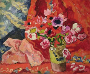 Vase med blomster