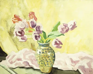 Vase af Tulipaner; vase med tulipaner