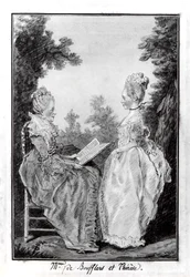 Madame la Comtesse de Boufflers og Thérèse, midten af ​​1760