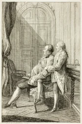 Hertugen af Orléans og hans søn