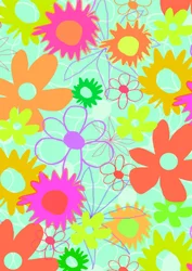 Blandede blomster (digitale)