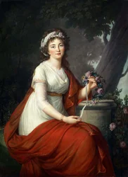 Portræt af grevinde Tatyana Vasilyevna Yusupova, født von Engelhardt 1769-1841, 1797.