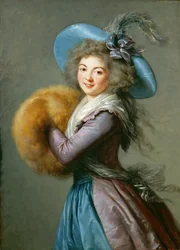 Portræt af Madame Molé-Raymond, 1786.