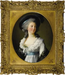 Portræt af Madame de Moreton, grevinde af Chabrillan, 1782.