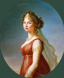 Portræt af Dronning Louise af Preussen 1776-1810, 1802.