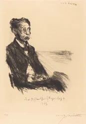 Portræt af Grev Keyserling, 1919.