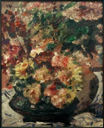 Blomster i et bronzebad