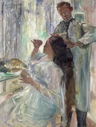 Charlotte Corinth ved hendes toiletbord, 1911