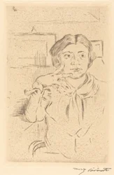 Kunstnerens hustru