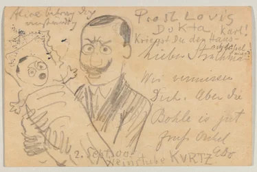Lovis Corinth til Carl Strathmann: postkort