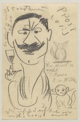 Lovis Corinth til Carl Strathmann: postkort, poststemplet 29. marts 1904
