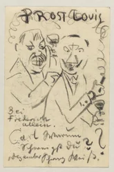 Lovis Corinth til Carl Strathmann: postkort, poststemplet 30. oktober 1907