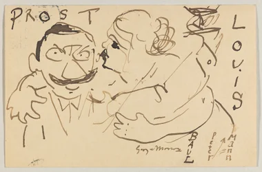 Lovis Corinth til Carl Strathmann: postkort, poststemplet 9. december 1908