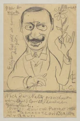 Lovis Corinth til frøken Elly Franke: postkort, poststemplet 28. august 1897