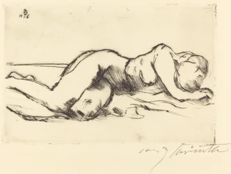 Kvindelige nøgen Kvindelige nøgen, 1916.