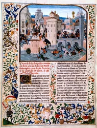 Massakre på bondeoprørerne i Meaux, 1358, c1475