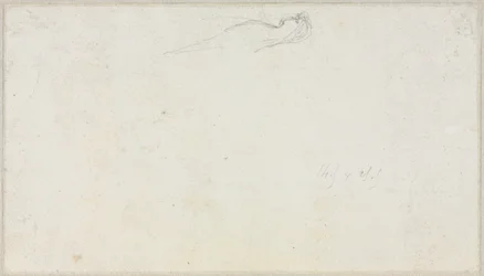 Skitse af en sfinx [] verso, ca. 1879-80.
