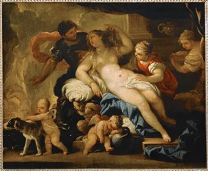 Mars et Venus dans la forge de Vulcain - Mars og Venus i Vulcanus