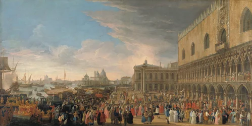 Den franske ambassadørs indtog i Venedig i 1706 Henri-Charles Arnauld de Pomponnes ceremonielle indrejse, kendt som Abbé de Pomponne, i Venedig som fransk ambassadør den 10. maj 1706