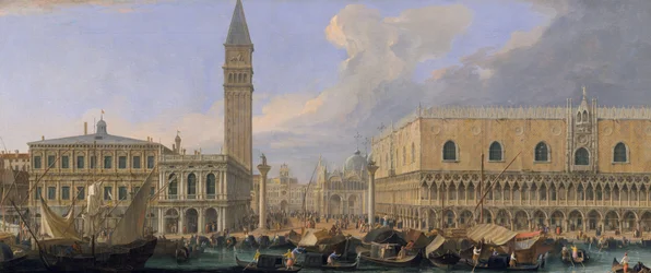 Moloen, Venedig, fra Bacino di San Marco, ca. 1709