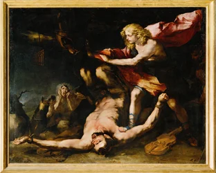 Apollo and Marsyas (maleri på lærred)