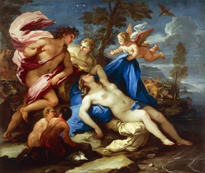 Bacchus og Ariadne, af Luca Giordano