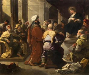 Kristus blandt lægerne, ca 1665.