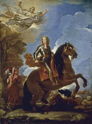 Rytterportræt af Charles II af Spanien, før 1694