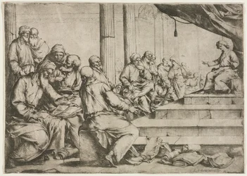 Den unge Kristus underviser i templet