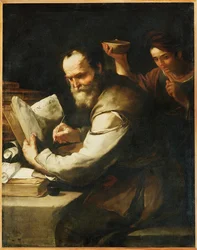 Xanthippe hælder vand i Sokrates