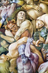 Damned in hell, fra Last Judgment fresco-cyklus