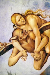 Damned in hell, fra Last Judgment fresko-cyklus