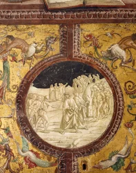 Dante og Virgil i helvede, scene fra Divine Comedy, af Dante Alighieri (1265-1321)