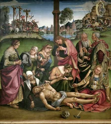 Klagesang over den døde Kristus, 1502.