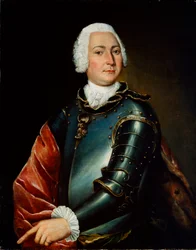 Portræt af grev Ernst Christoph von Manteuffel, 1700-tallet