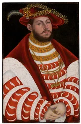 Portræt af John Frederick I, Kurfyrste af Sachsen