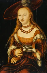 Portræt af en ung dame, ca. 1350