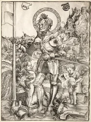 Saint George stående