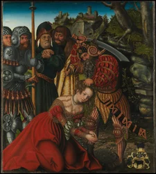 Tysk: Das Martyrium der Heiligen Barbara Den hellige Barbaras martyrium