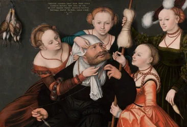 Hercules og Omphale, 1537